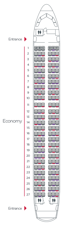 delta seating chart a320